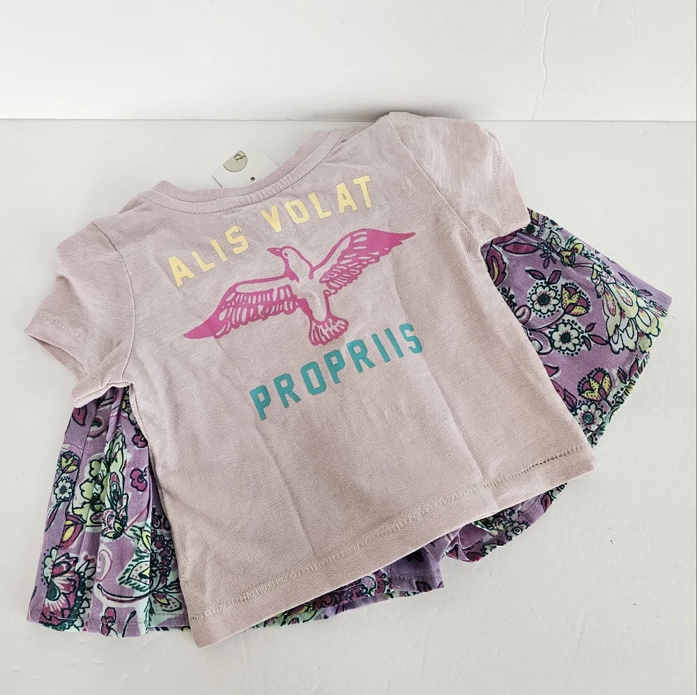 NWT Peek Tshirt and Shorts Set Floral Shorts Outfits Baby‎ Kids size 3-6 months